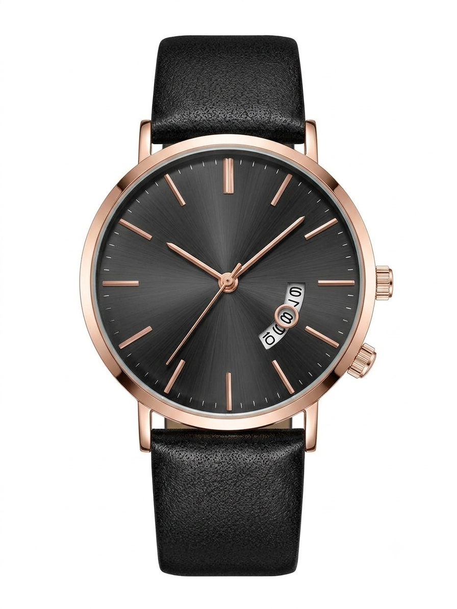 IW-021-TOMI Classique Executive Leather Men's Watch - Image 2