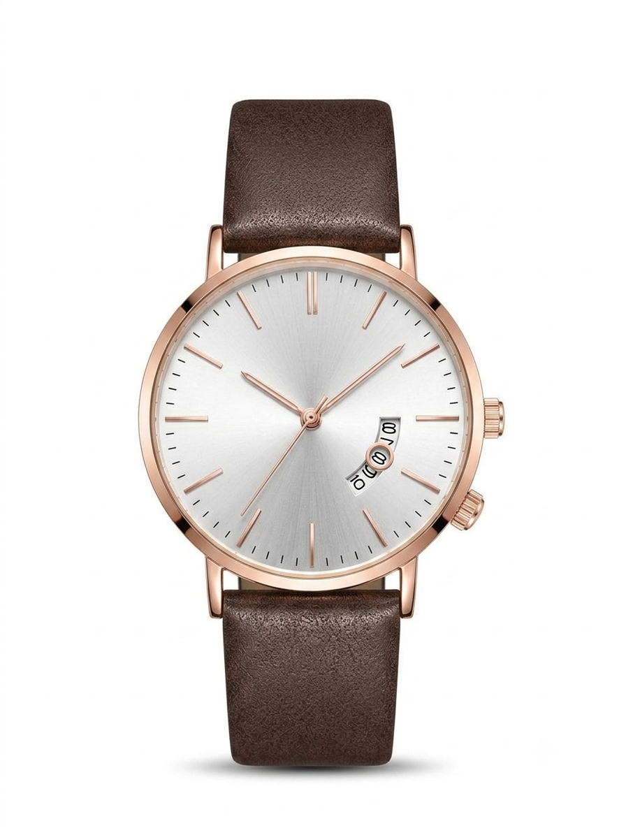 IW-021-TOMI Classique Executive Leather Men's Watch - Image 4