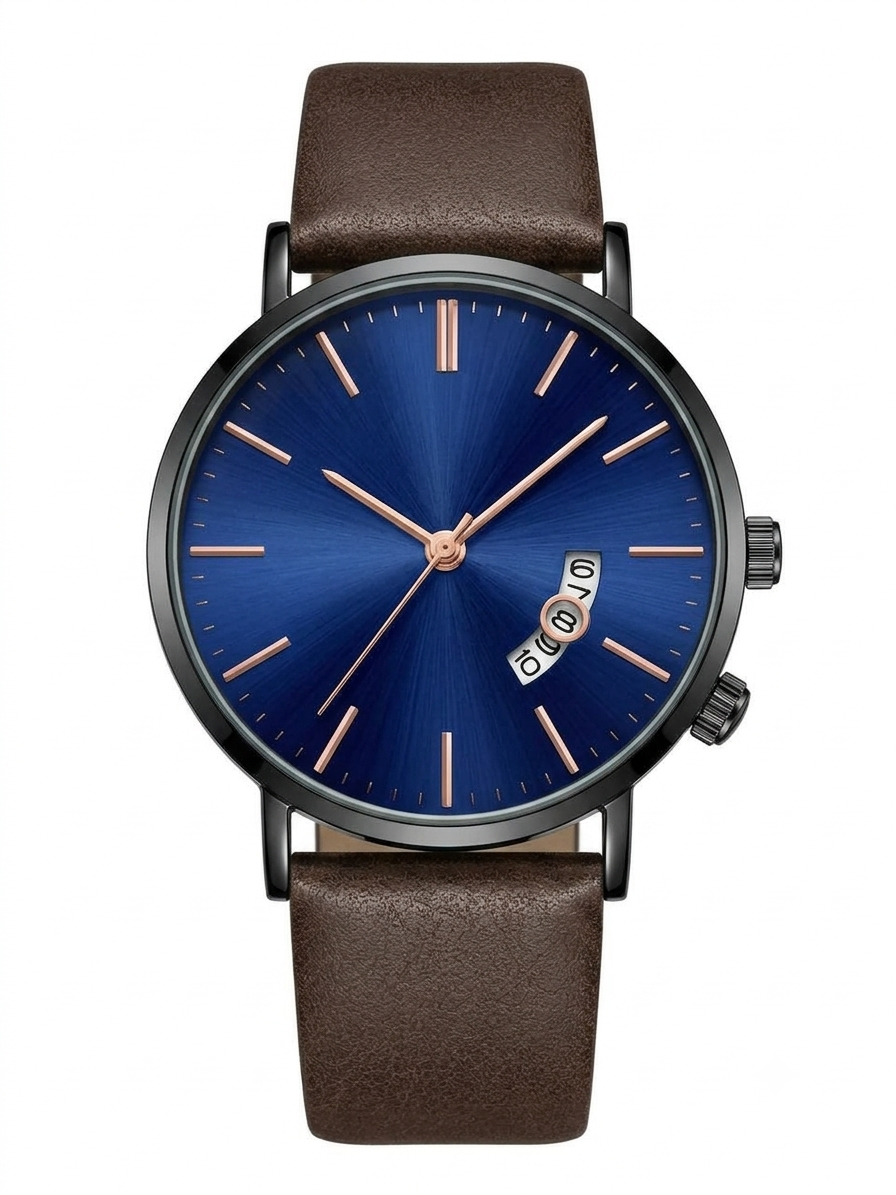IW-021-TOMI Classique Executive Leather Men's Watch - Image 3